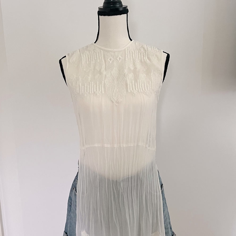 Zara top see through